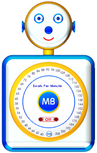 MetronomeBot, the online talking metronome